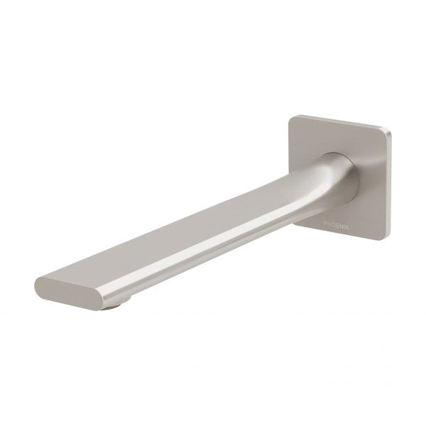 Teel Wall Bath Outlet 200mm - Lead Free - Brushed Nickel
