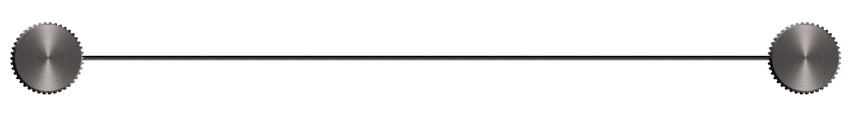 Mica Fluted Stainless Shelf - 400mm