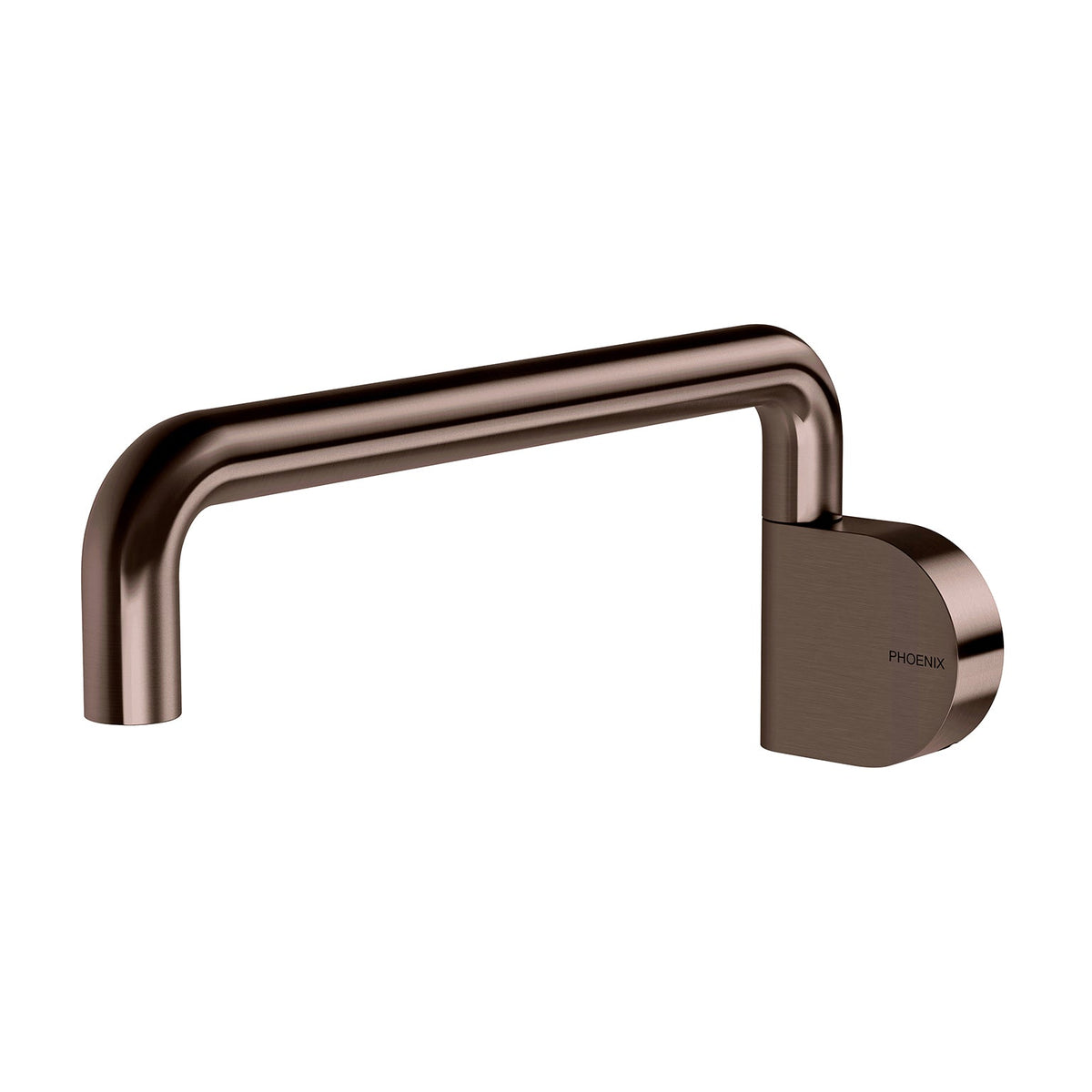 Designer Swivel Bath Outlet 230mm Round - Brushed Bronze