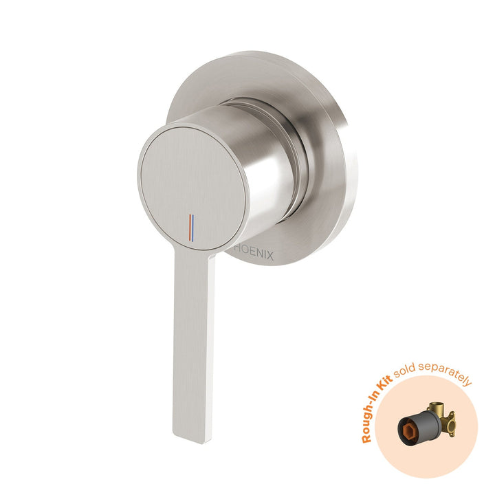 Lexi MKII SwitchMix Shower / Wall Mixer - Brushed Nickel - Fit-Off Kit - Rough-In Kit sold separately