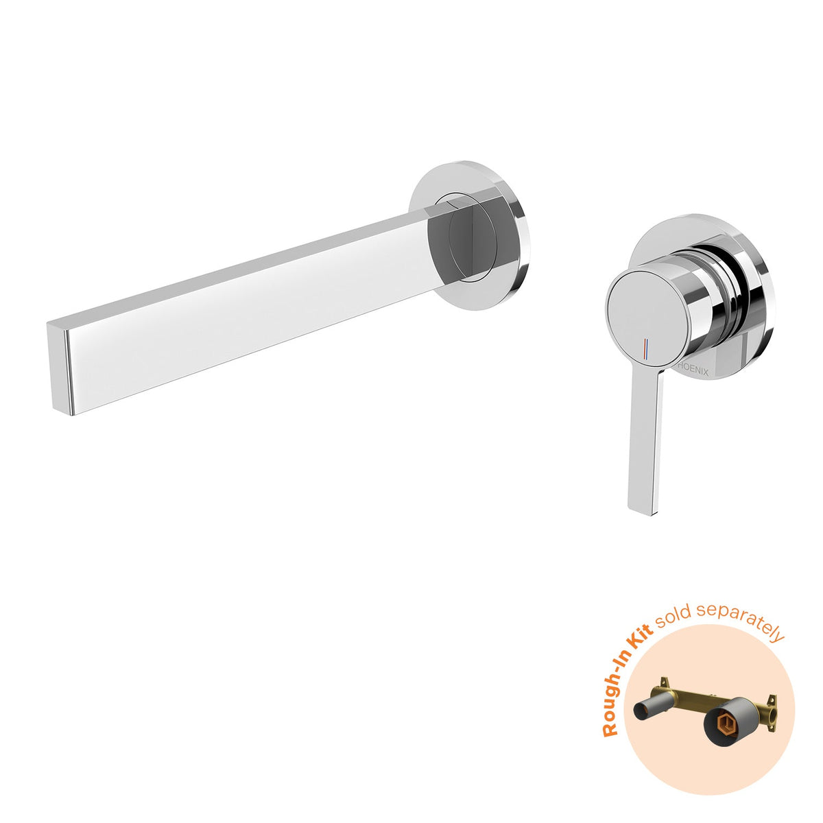 Lexi MKII SwitchMix Wall Bath Mixer Set 200mm (Fit-Off Kit Only) - Chrome