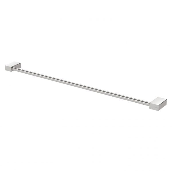 Lexi MKII Single Towel Rail 800mm - Brushed Nickel