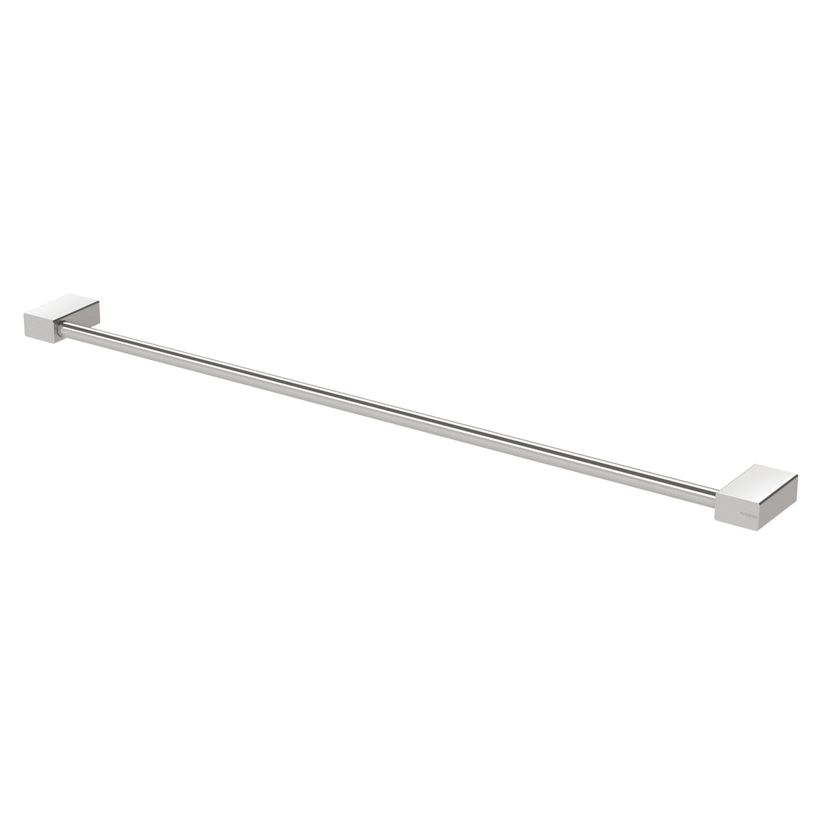 Lexi MKII Single Towel Rail 800mm - Brushed Nickel