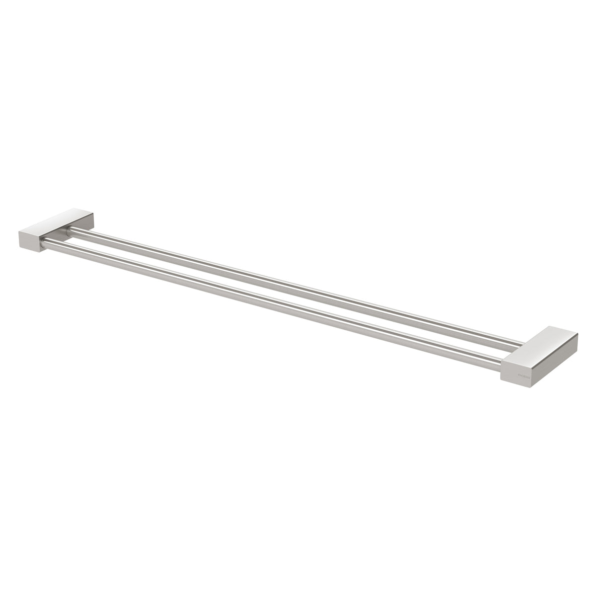 Lexi MKII Double Towel Rail 800mm - Brushed Nickel