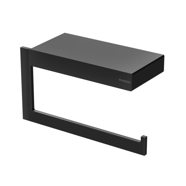 Lexi MKII Toilet Roll Holder - Matte Black