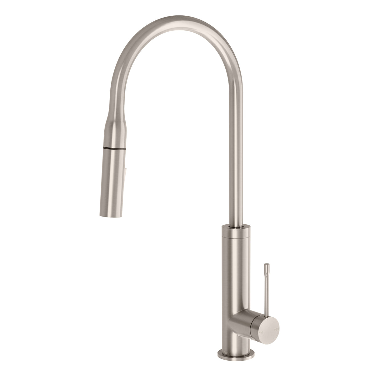 Deja Pull Out Sink Mixer 220mm - Lead Free - Brushed Nickel