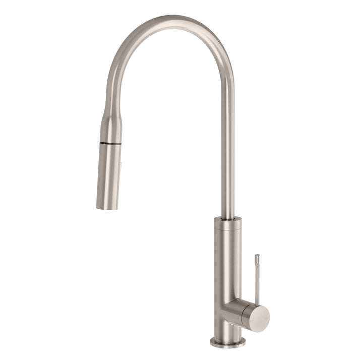 Deja Pull Out Sink Mixer 220mm - Lead Free - Brushed Nickel