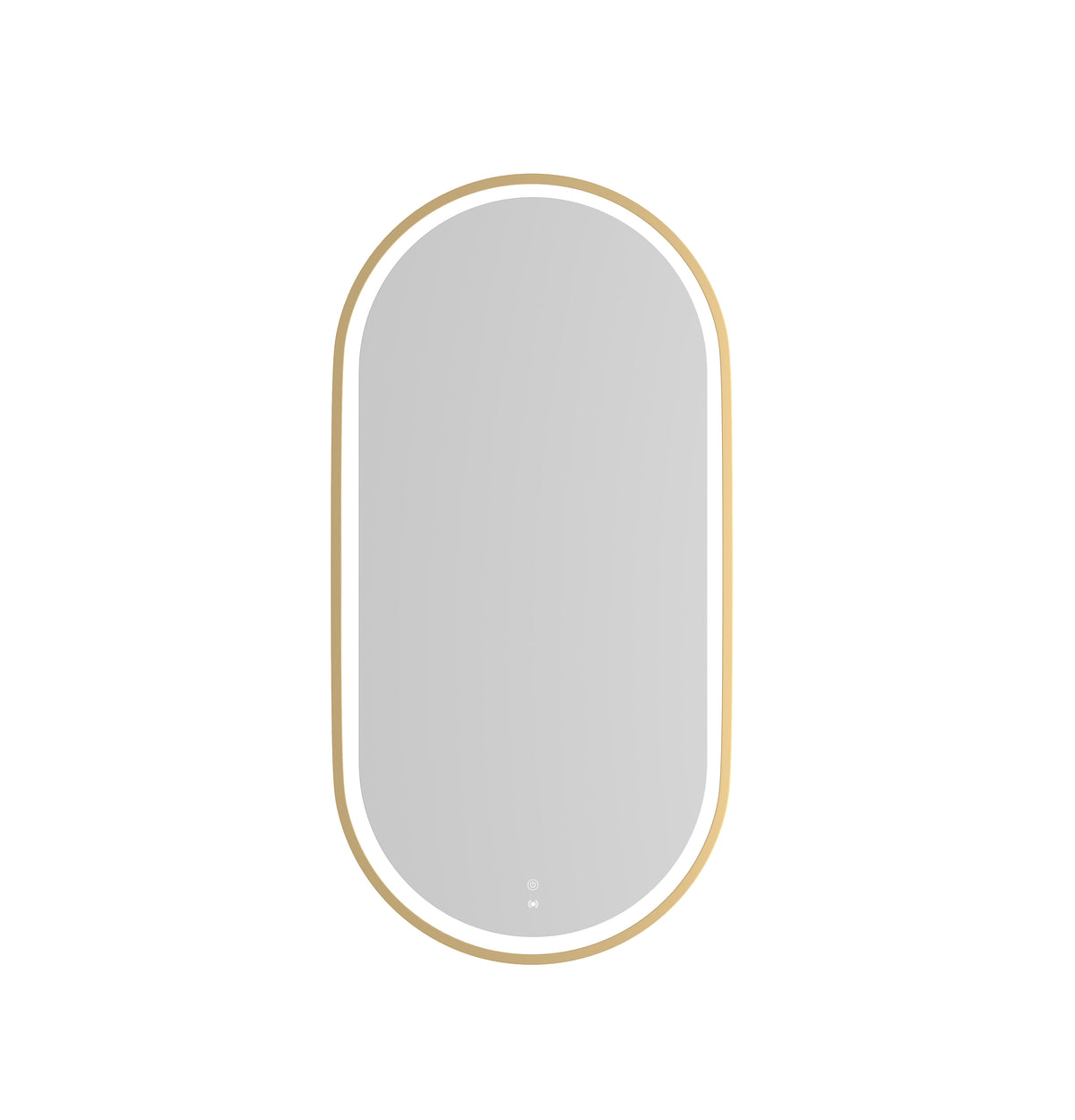 LED Noosa 900(H)x450(W) Gold Metal Frame Tuffi Mirror