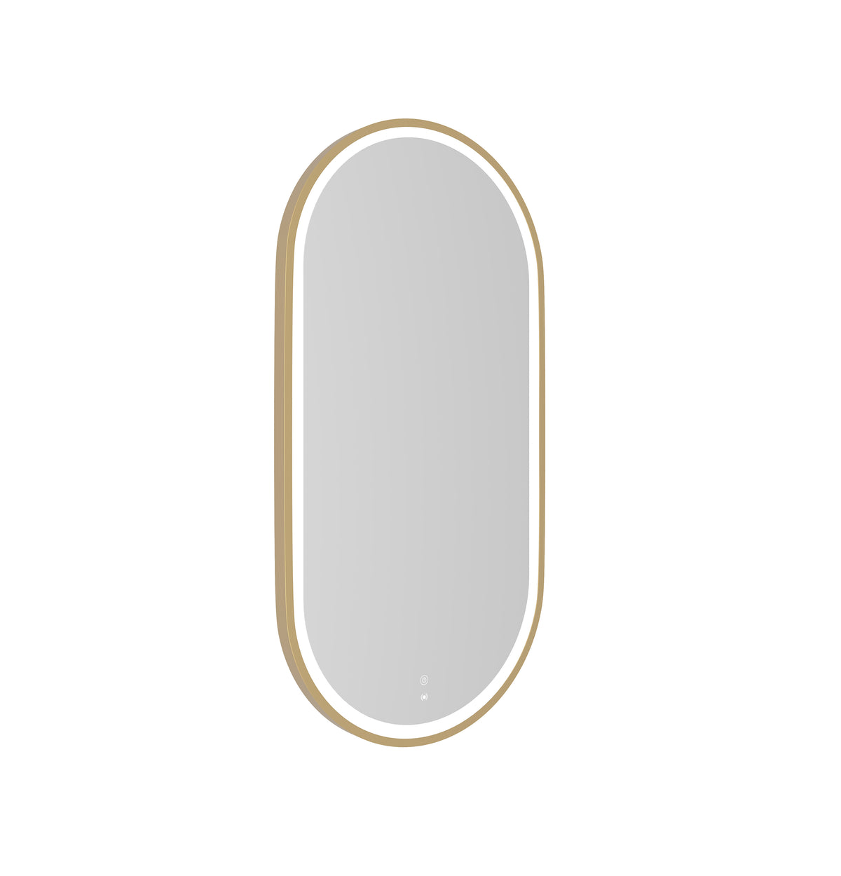 LED Noosa 900(H)x450(W) Gold Metal Frame Tuffi Mirror