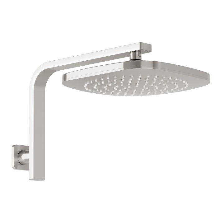 Nuage High-Rise Shower Arm and Rose - Brushed Nickel