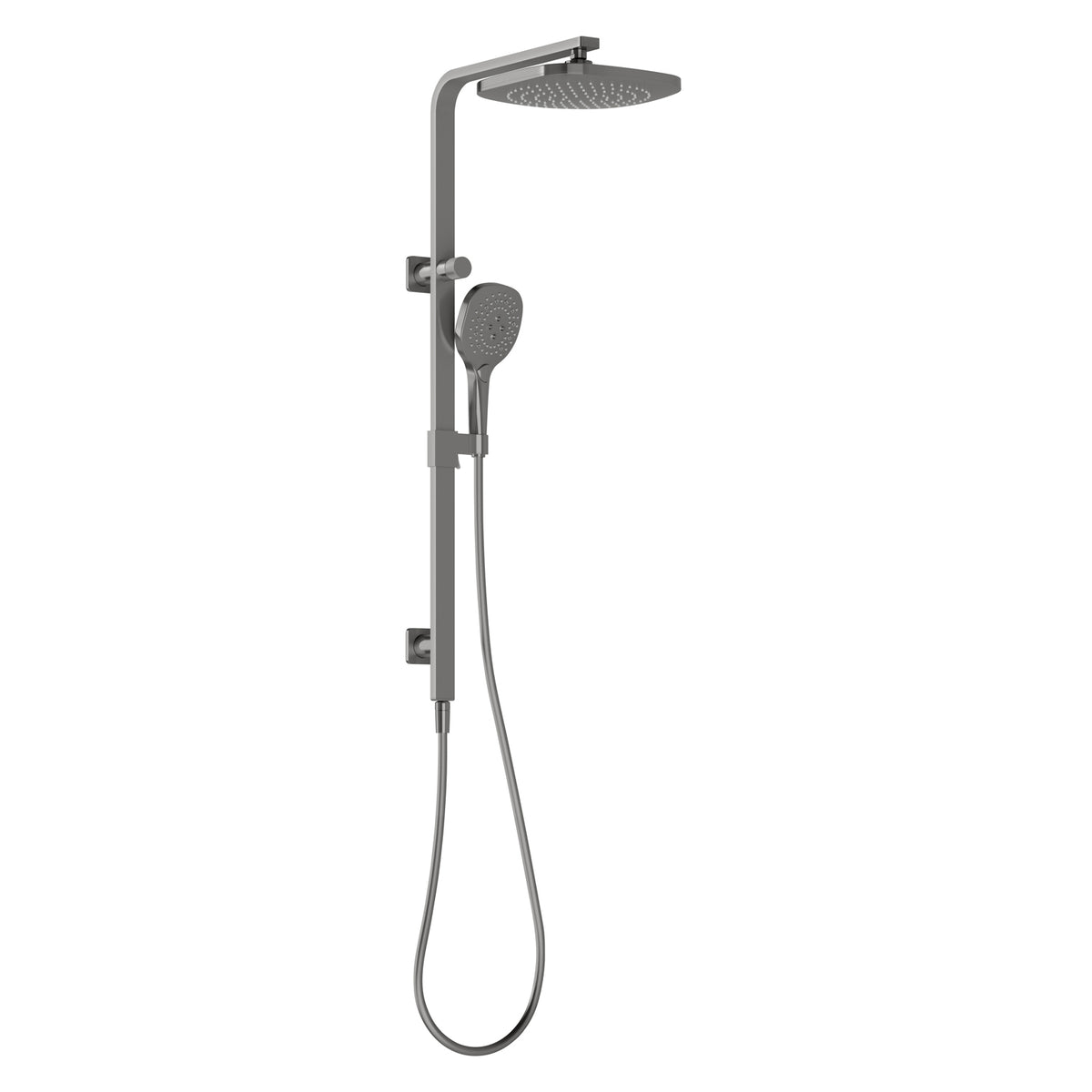 Nuage Twin Shower - Brushed Carbon