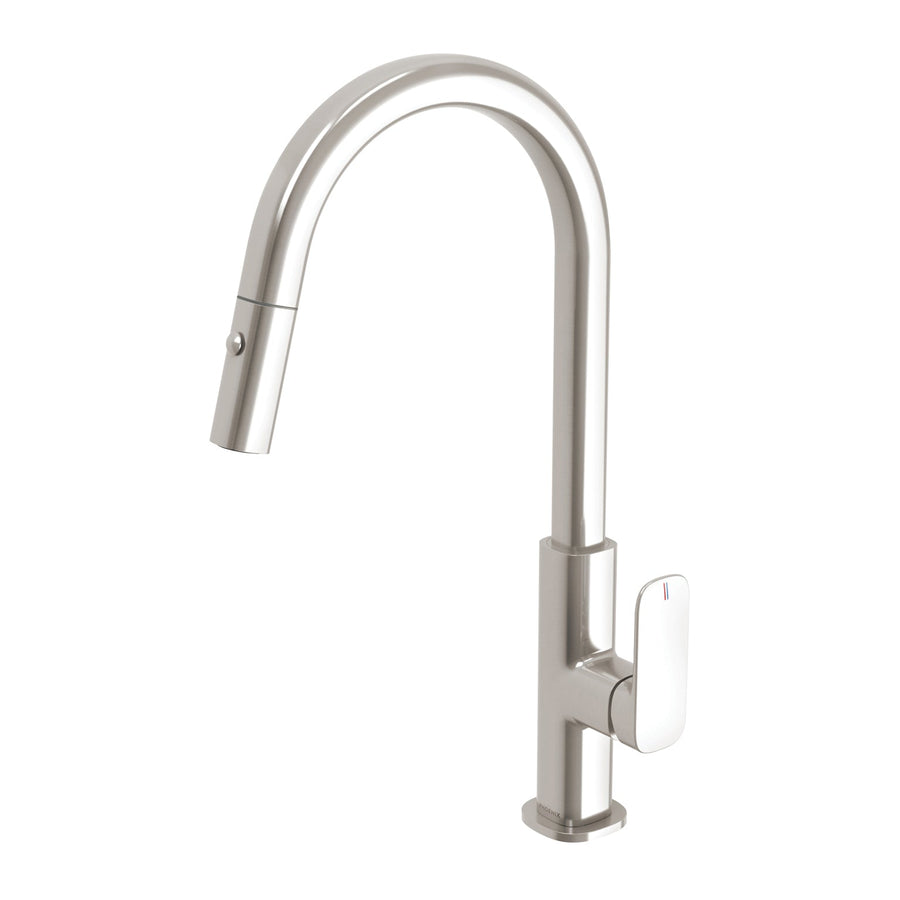 Nuage Pull Out Sink Mixer 200mm - Lead Free - Brushed Nickel