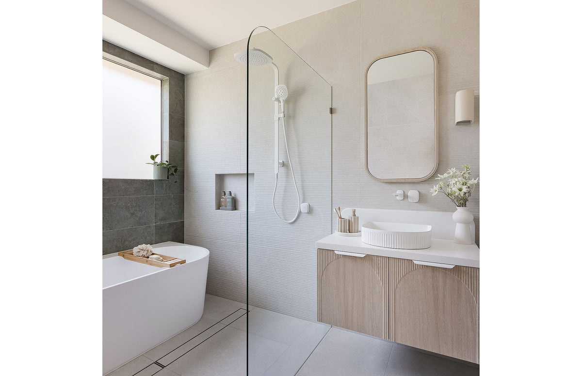 Nuage Shower / Wall Mixer - Lead Free - Matte White