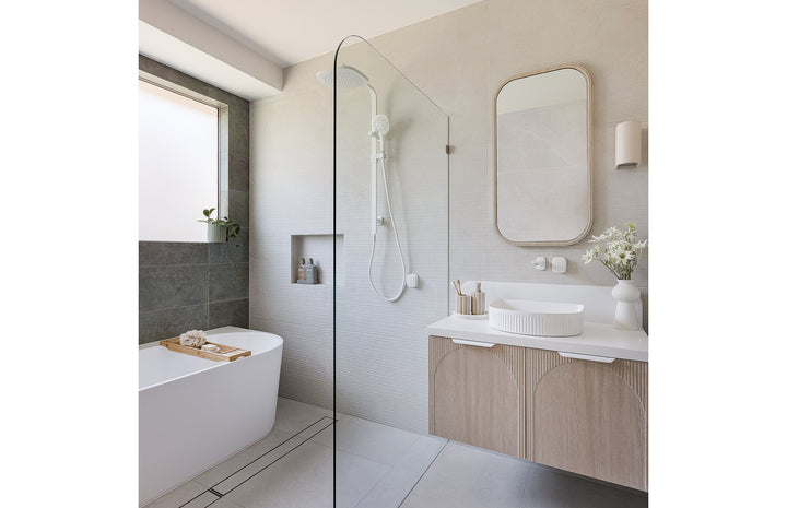 Nuage Shower / Wall Mixer - Lead Free - Matte White