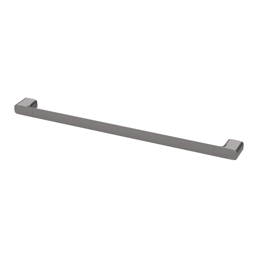 Nuage Single Towel Rail 600mm - Brushed Carbon