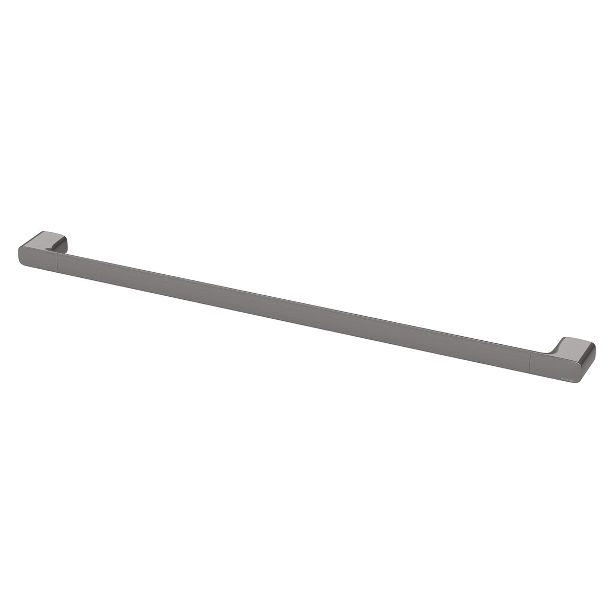 Nuage Single Towel Rail 800mm - Brushed Carbon