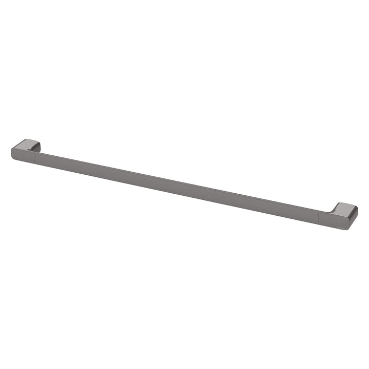 Nuage Single Towel Rail 800mm - Brushed Carbon