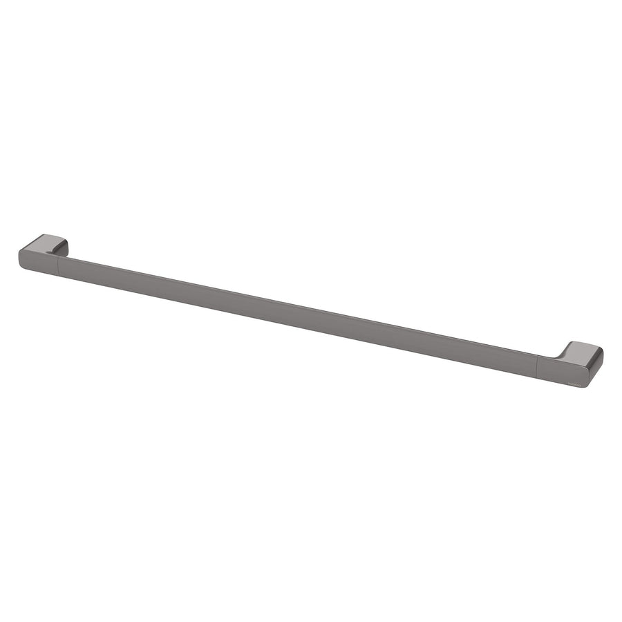 Nuage Single Towel Rail 800mm - Brushed Carbon