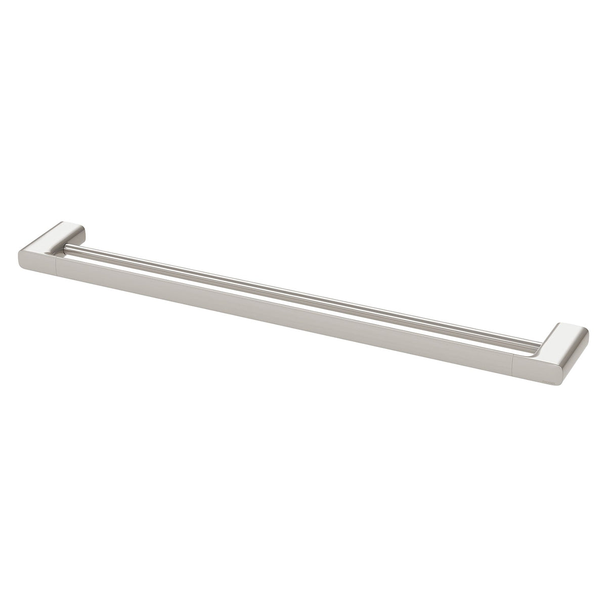 Nuage Double Towel Rail 800mm - Brushed Nickel