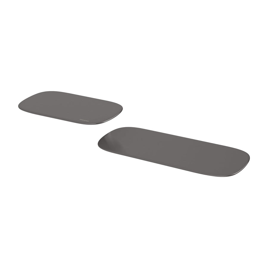 Nuage Shower Shelves - Brushed Carbon
