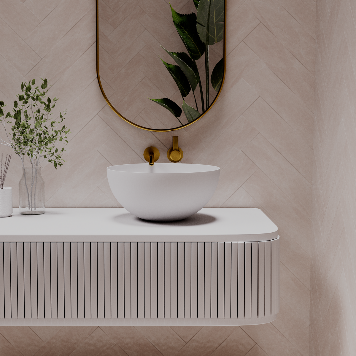 Summer above counter basin — front view