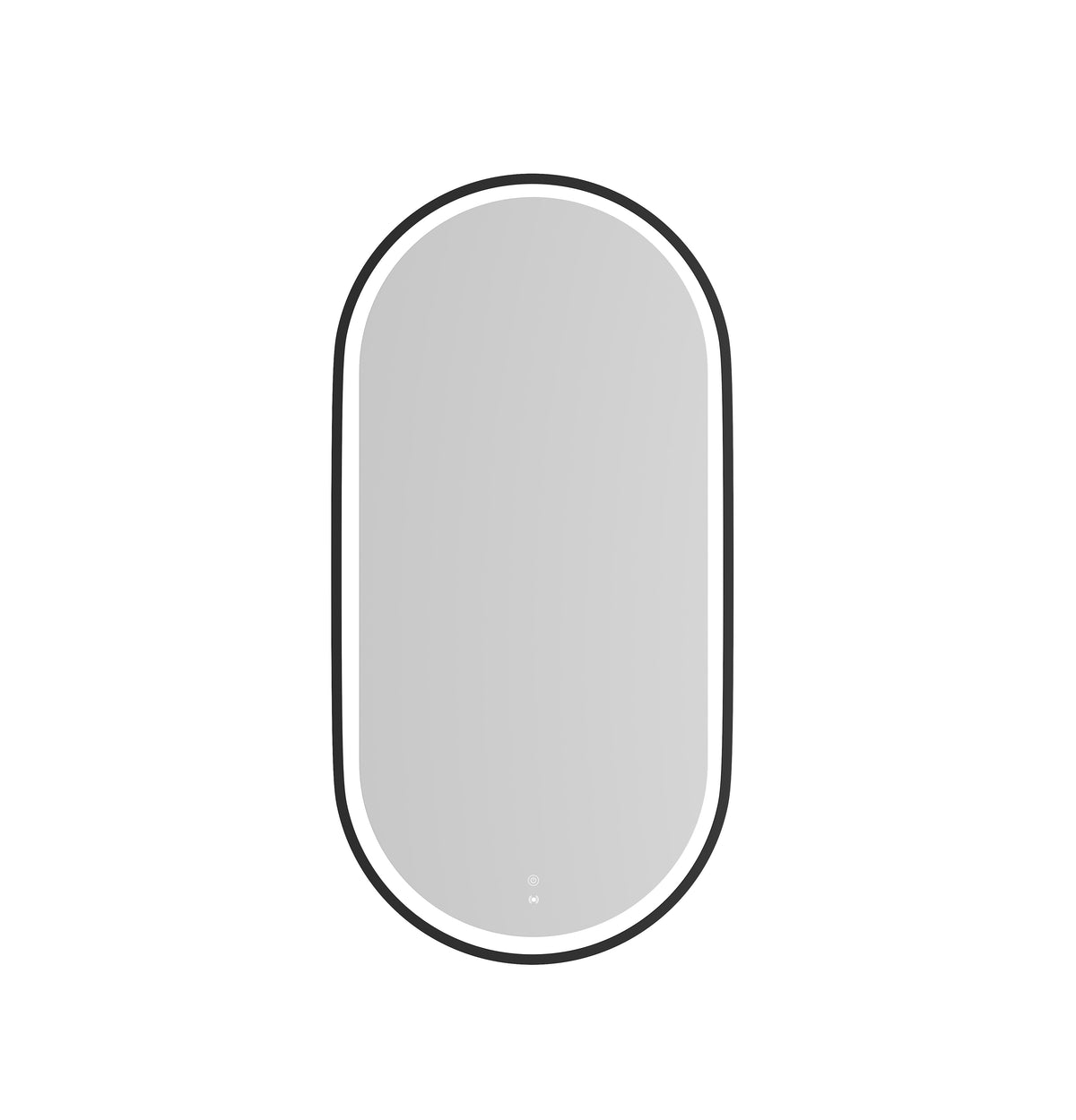 LED Noosa 900(H)x450(W) Black Metal Frame Tuffi Mirror
