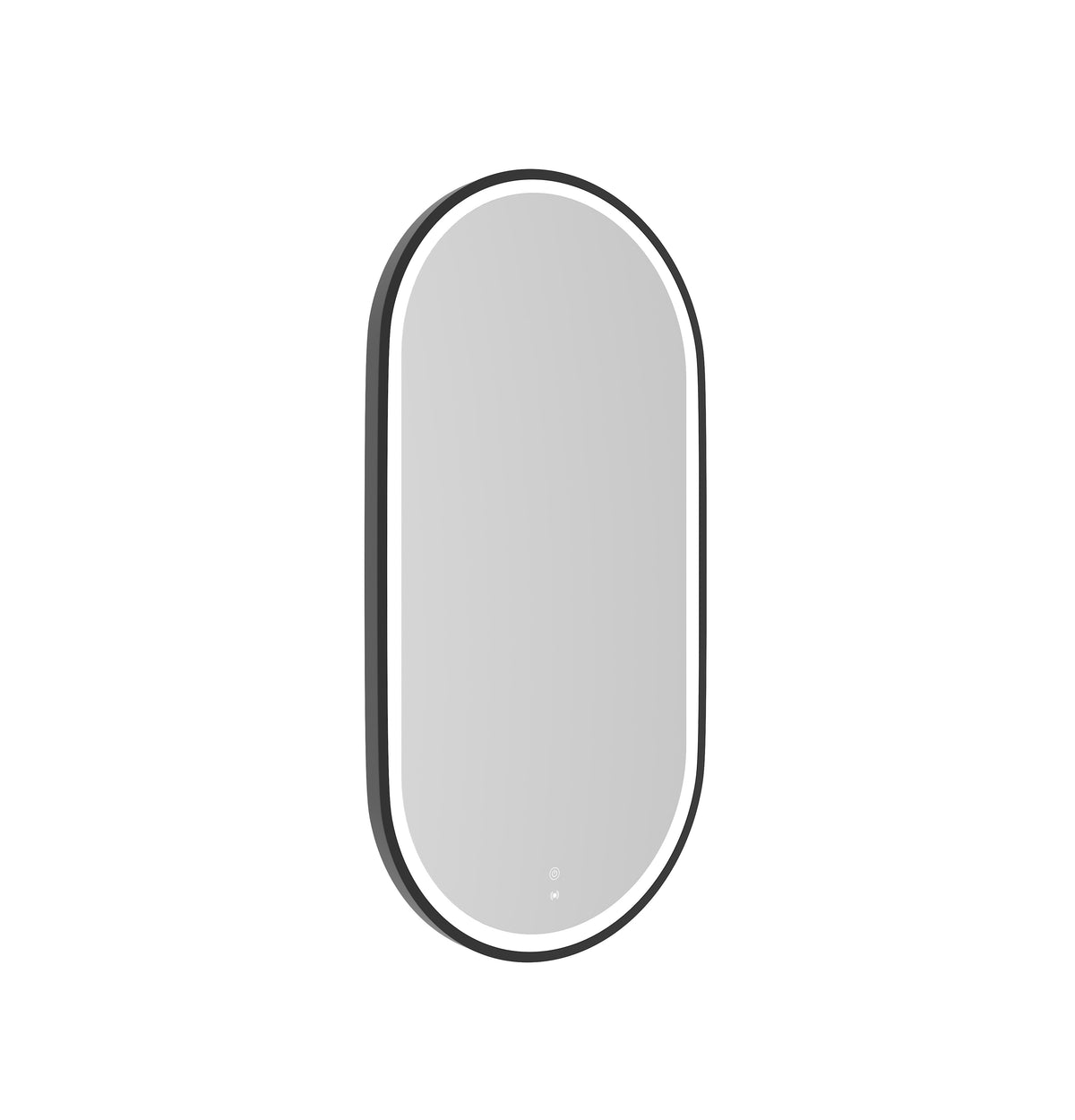 LED Noosa 900(H)x450(W) Black Metal Frame Tuffi Mirror