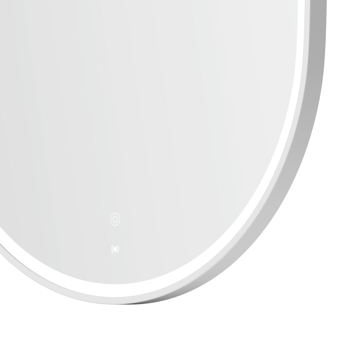 LED Noosa 1800(W)x750(H) White Metal Frame Mirror, Install Horizontal or Vertical view 6