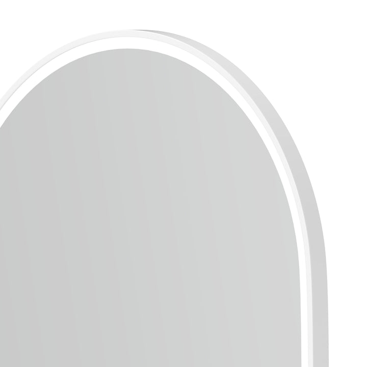 LED Noosa 1800(W)x750(H) White Metal Frame Mirror, Install Horizontal or Vertical view 7