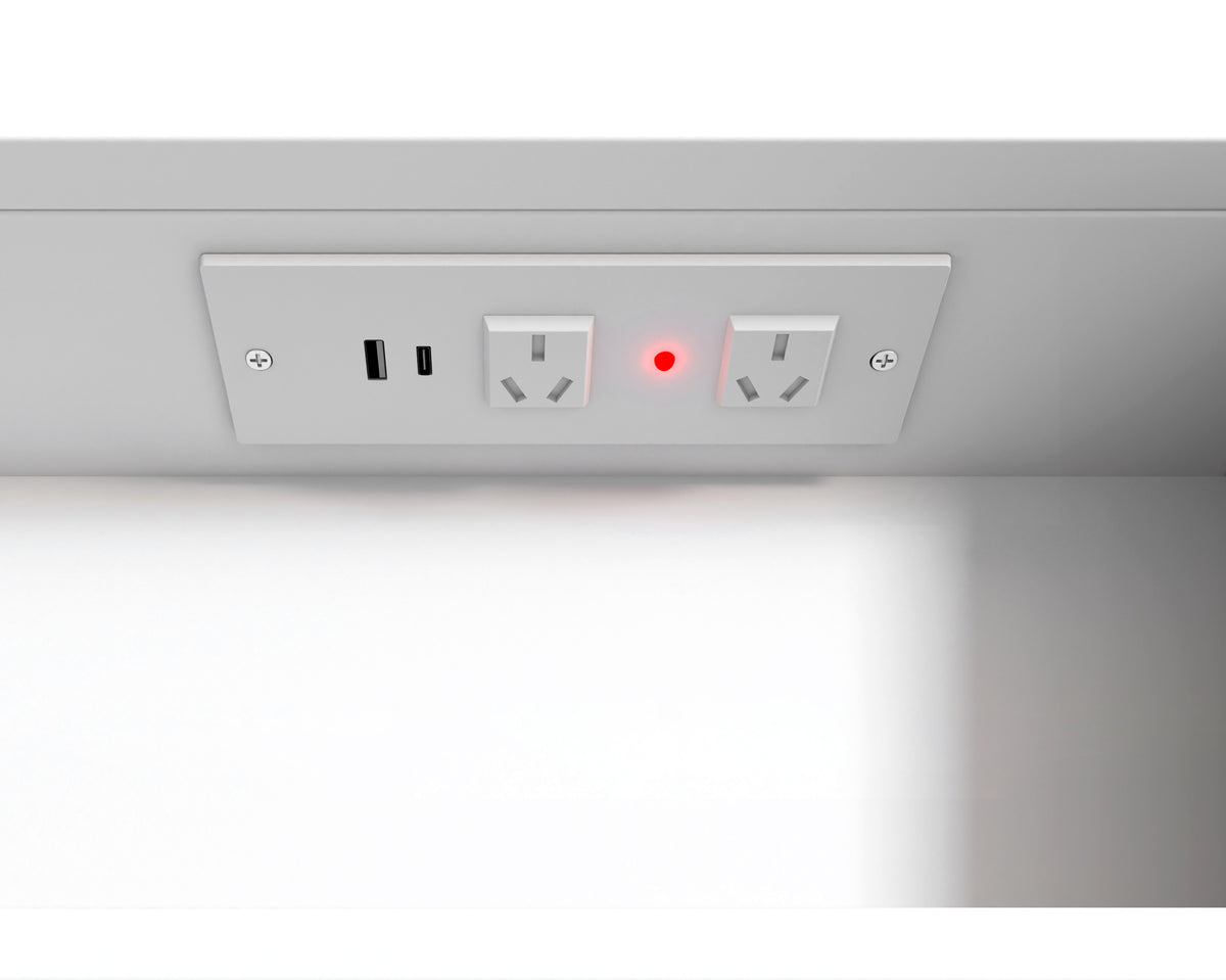 LED Newport 1200(W)x750(H) White Shaving Cabinet - Premium Edition