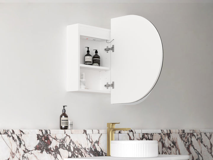 LED Bondi 900(W)x600(H) White Shaving Cabinet - Premium Edition