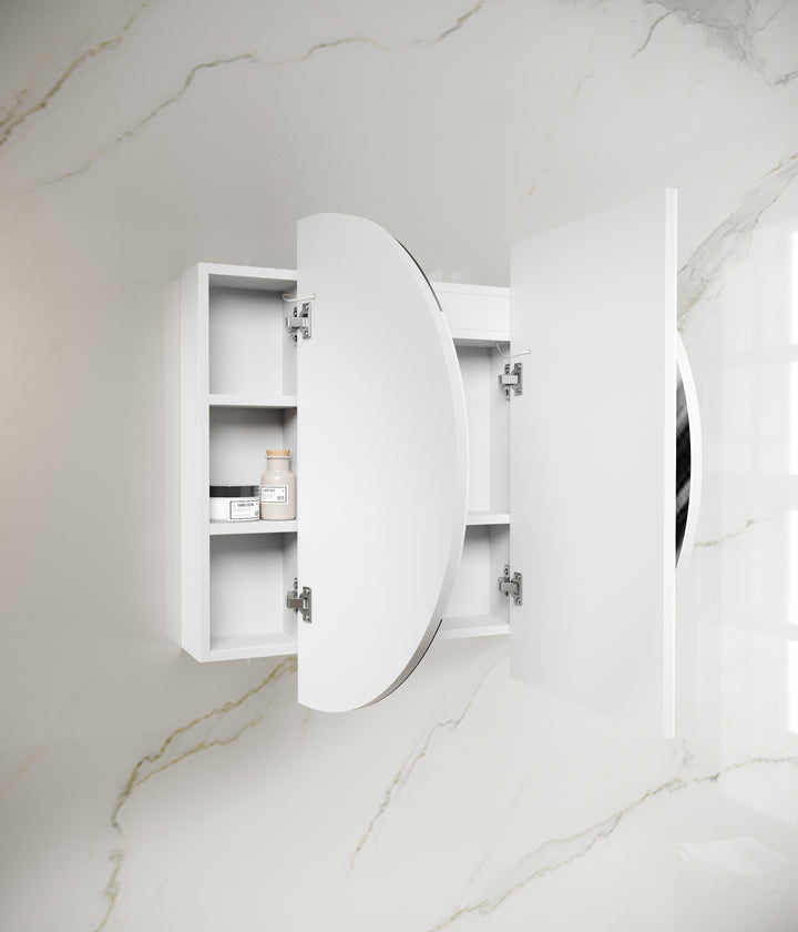 LED Bondi 1200(W)x750(H) White Shaving Cabinet - Premium Edition