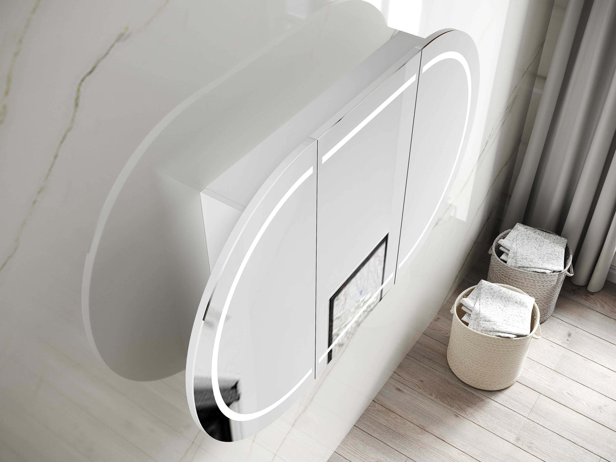 LED Bondi 1800(W)x900(H) White Shaving Cabinet Premium Edition view 3