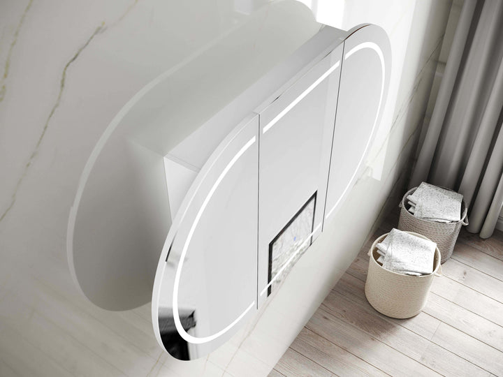 LED Bondi 1800(W)x900(H) White Shaving Cabinet Premium Edition view 3