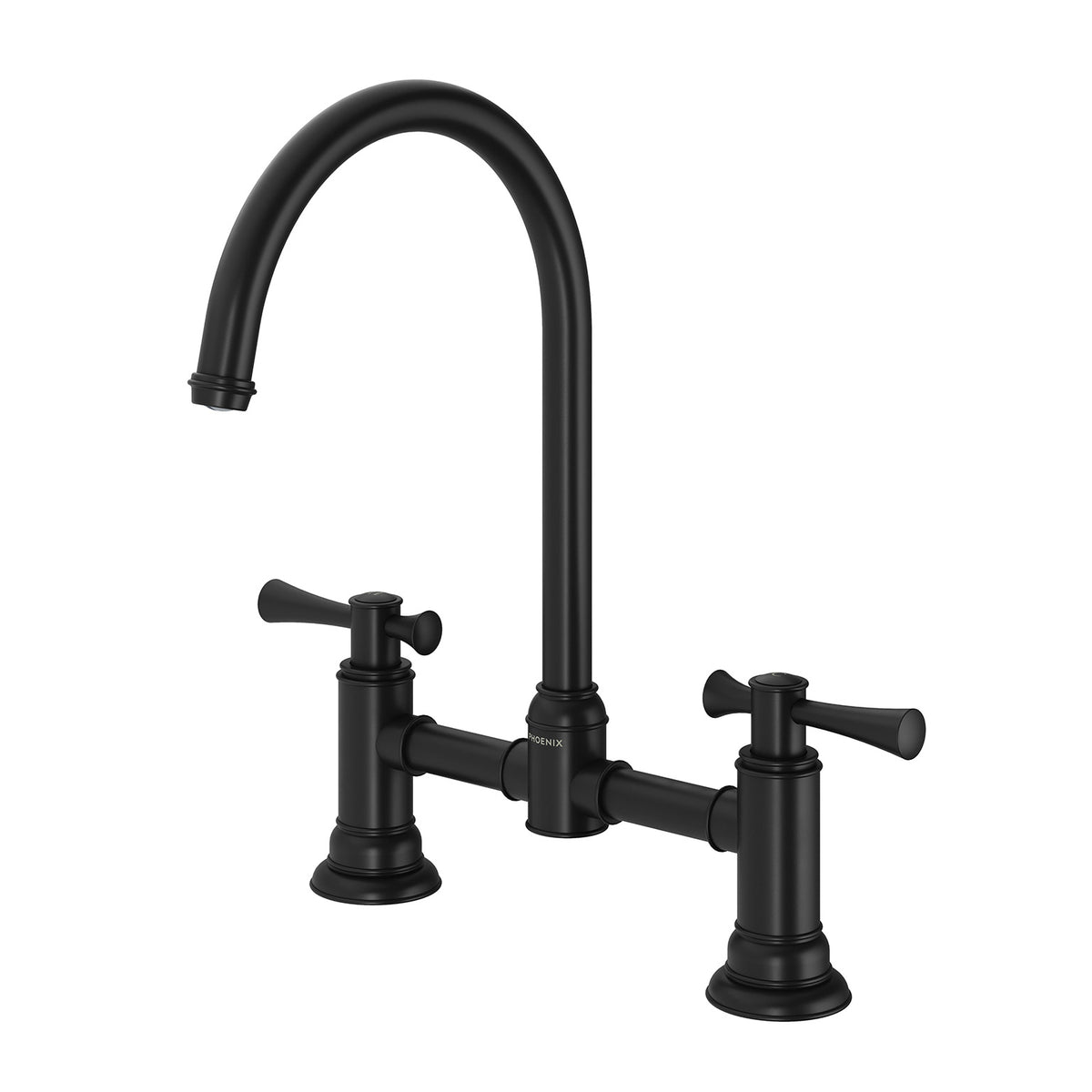 Cromford Exposed Sink Set 180mm - Matte Black