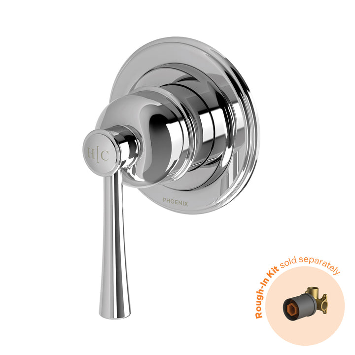 Cromford SwitchMix Shower / Wall Mixer Fit-Off Kit Only - Chrome - Rough-In Kit sold separately