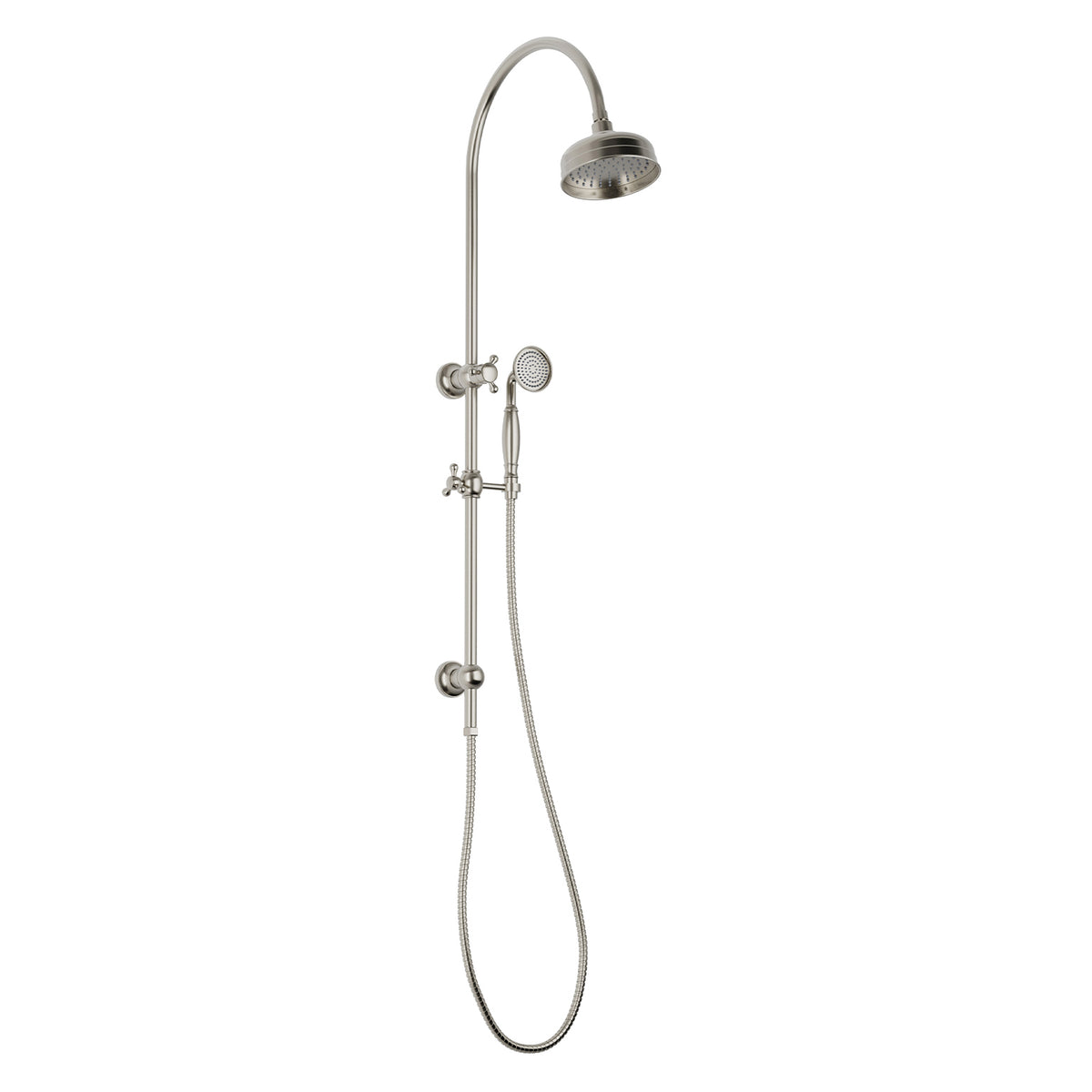 Cromford Twin Shower - Brushed Nickel