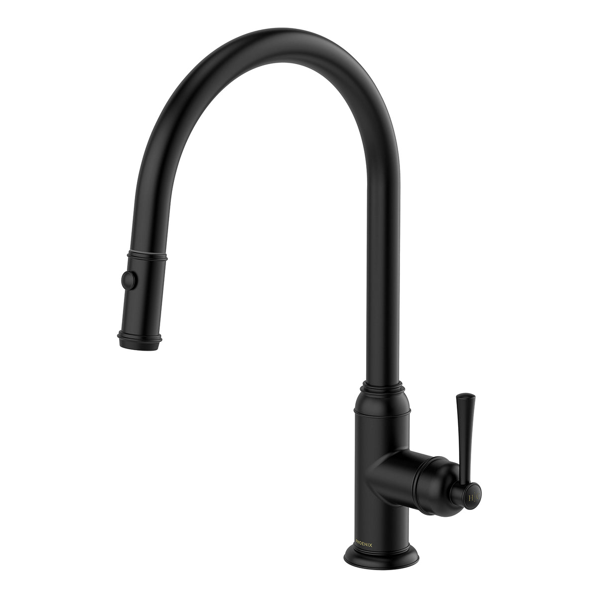Cromford Pull Out Sink Mixer - Matte Black