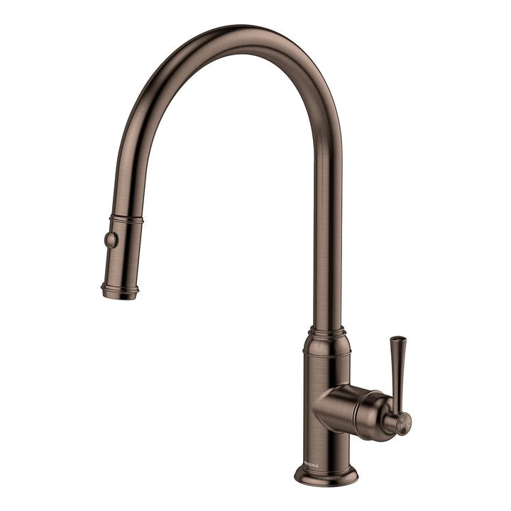 Cromford Pull Out Sink Mixer - Brushed Bronze