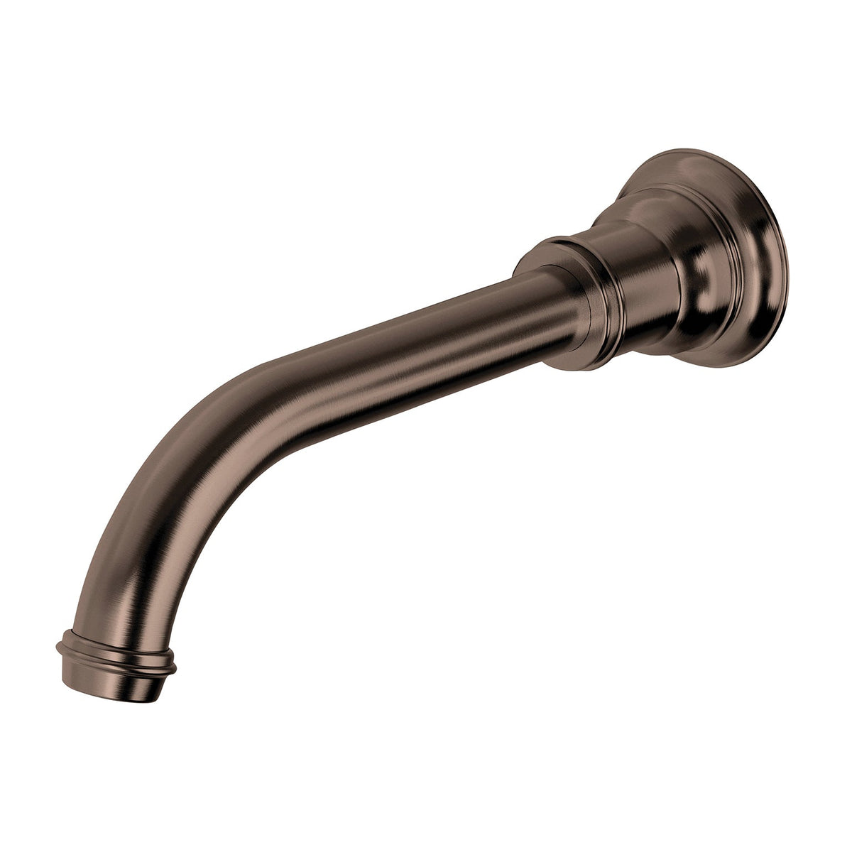 Cromford Wall Basin / Bath Outlet 180mm - Brushed Bronze