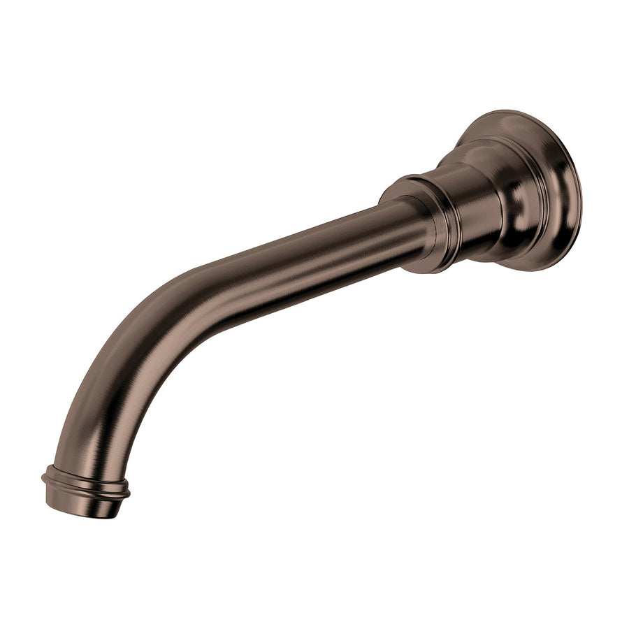 Cromford Wall Basin / Bath Outlet 180mm - Brushed Bronze