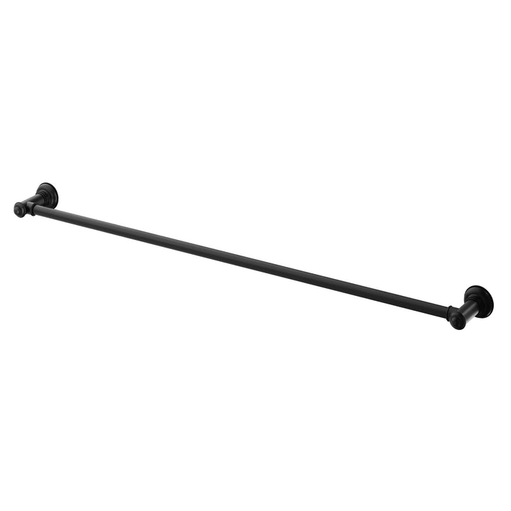 Cromford Single Towel Rail 800mm - Matte Black