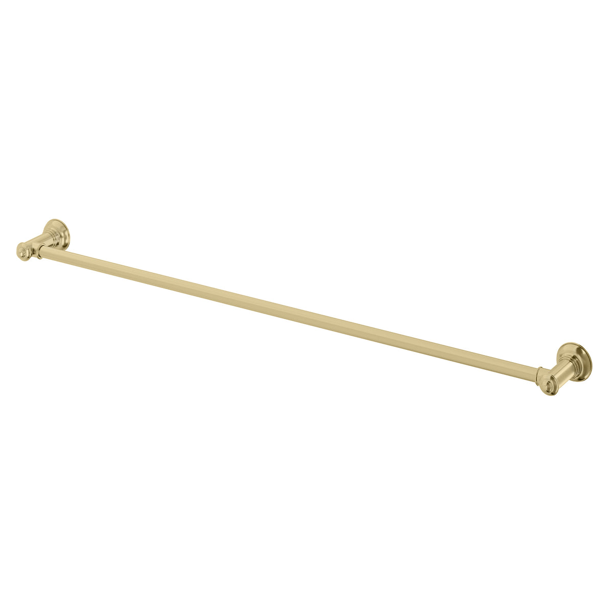 Cromford Single Towel Rail 800mm - Brushed Gold