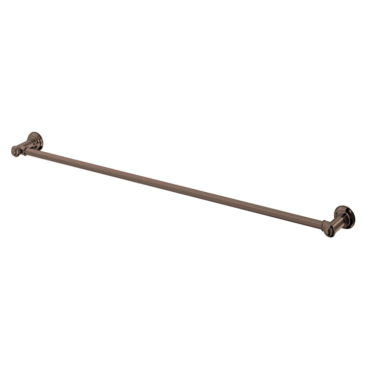Cromford Single Towel Rail 800mm - Brushed Bronze