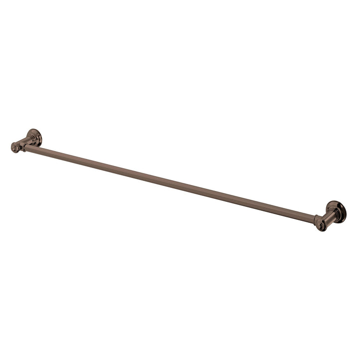 Cromford Single Towel Rail 800mm - Brushed Bronze