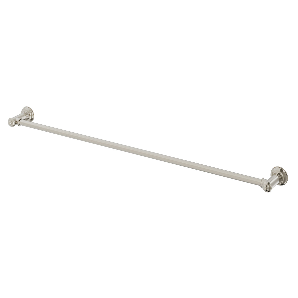 Cromford Single Towel Rail 800mm - Brushed Nickel
