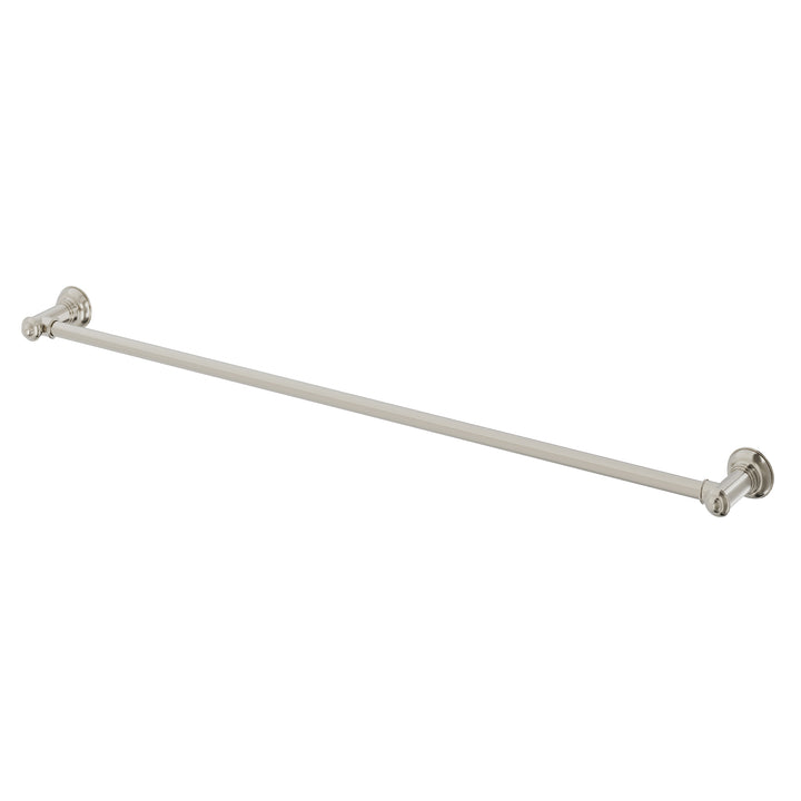 Cromford Single Towel Rail 800mm - Brushed Nickel