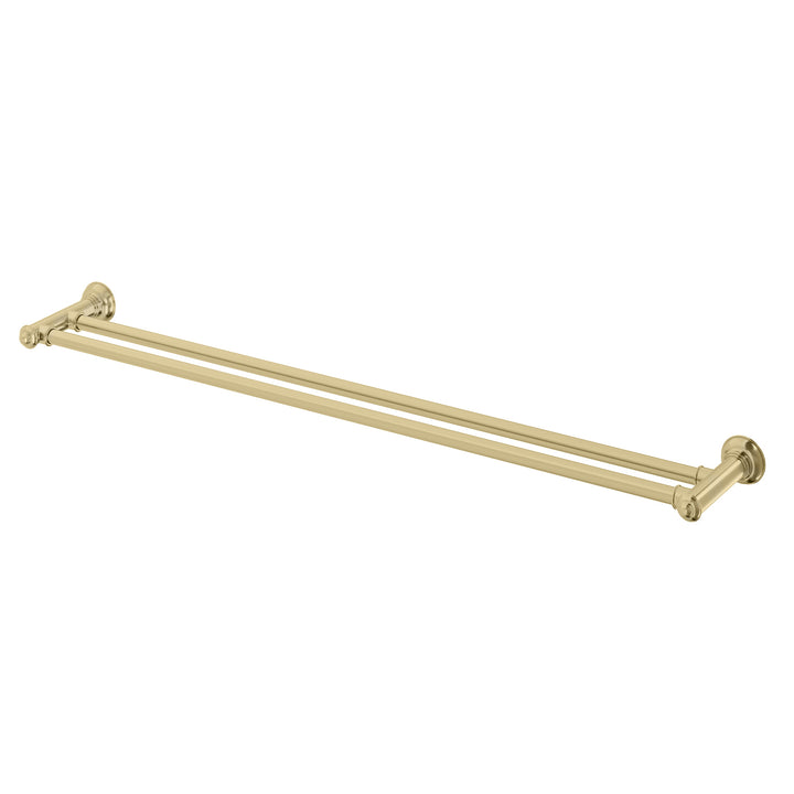Cromford Double Towel Rail 800mm - Brushed Gold