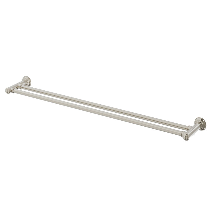 Cromford Double Towel Rail 800mm - Brushed Nickel