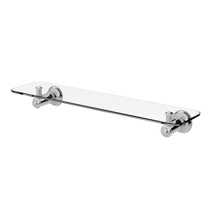 Cromford Glass Shelf 450mm - Chrome